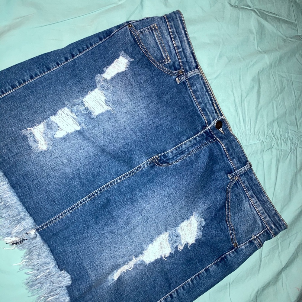 Jean skirt
